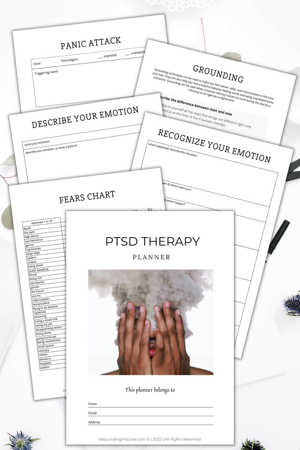 PTSD Therapy Planner {28 pages} 2 PTSD Therapy Planner